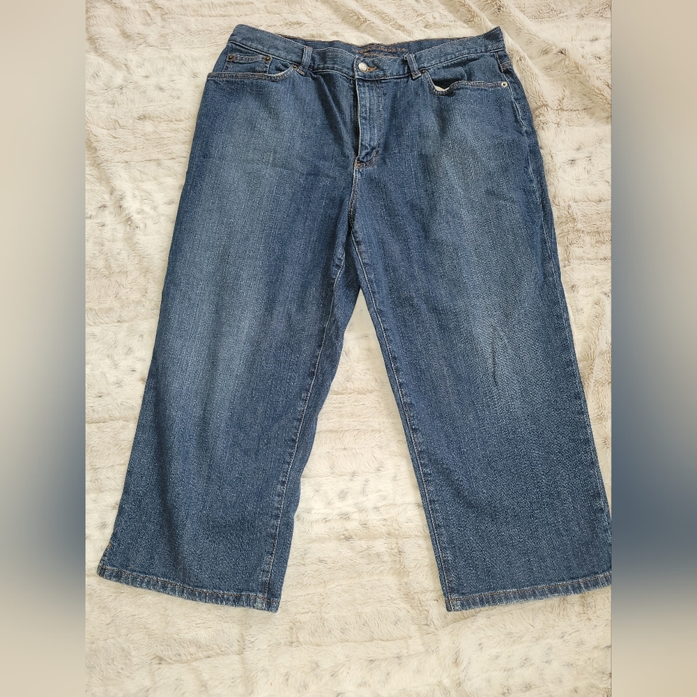 Ralph Lauren Women's Cropped Jeans - Classic Blue